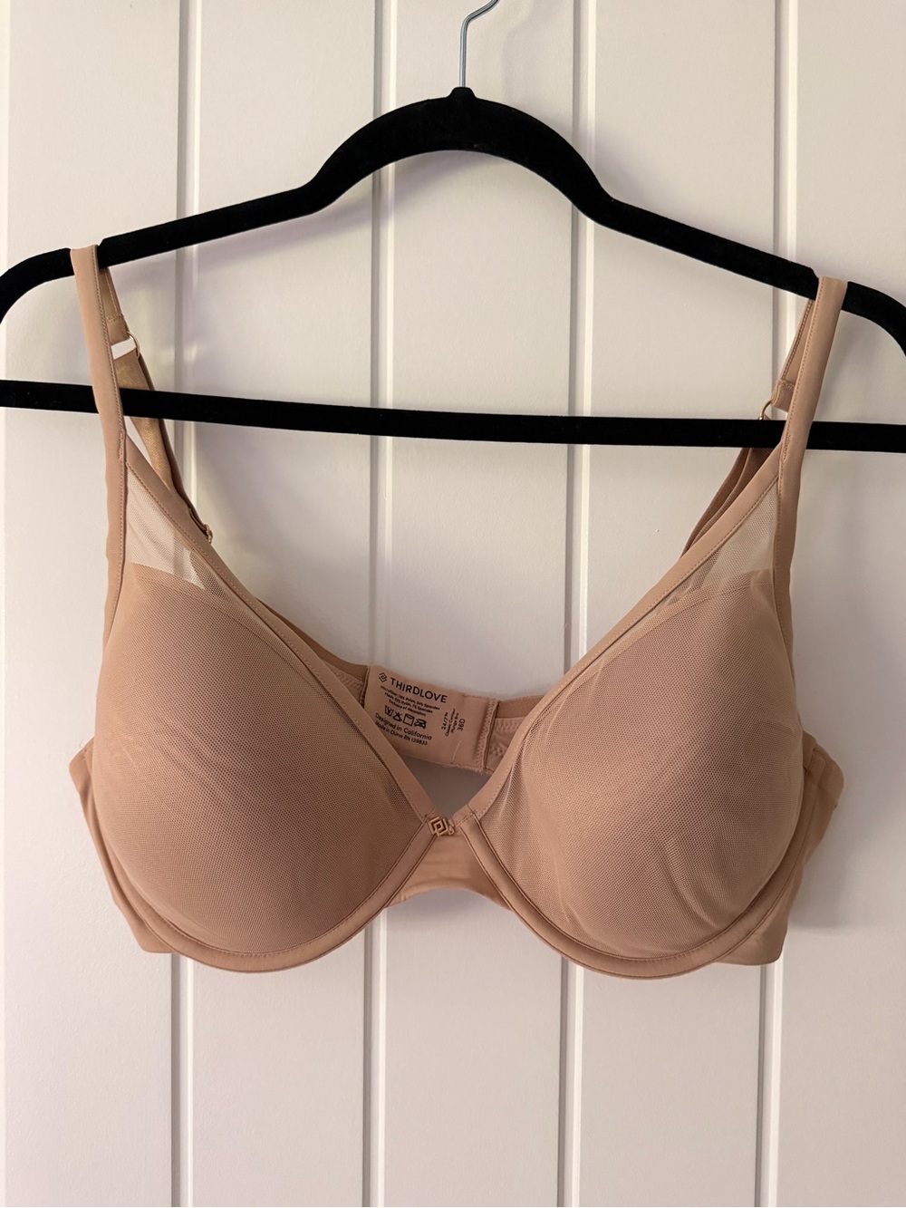 ThirdLove Beige Underwire T-Shirt Bra - Smooth Nude